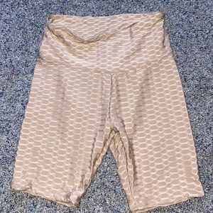 Nude Butt Scrunch Biker Shorts
